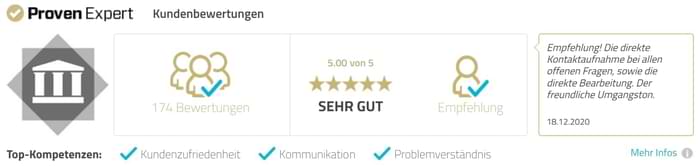 Elementum Erfahrung Proven Expert